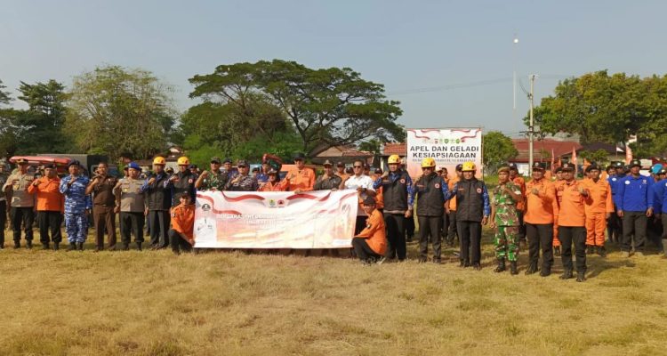 kegiatan gladiresik BPBD di Kebon Pelok kelurahan kalijaga kota Cirebon