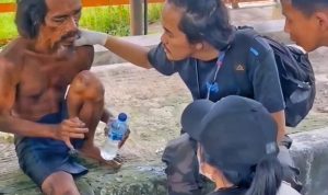 Relawan ODGJ saat beraksi di lapangan
